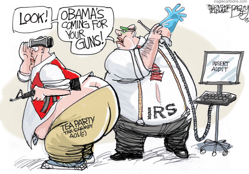  TAX PROBE by Pat Bagley