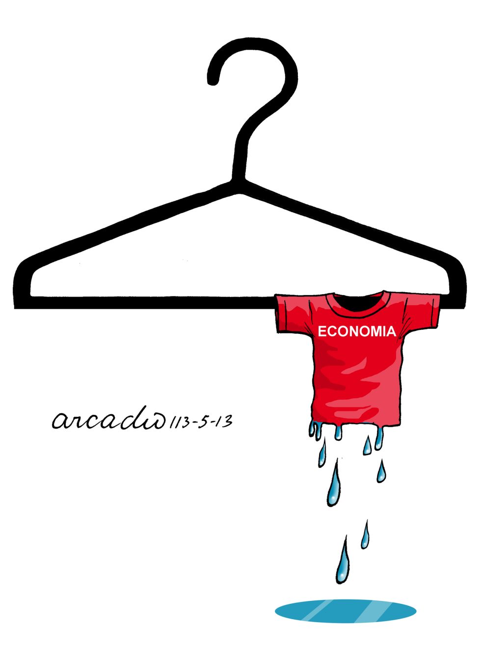  LA ECONOMíA ENCOGIDA by Arcadio Esquivel