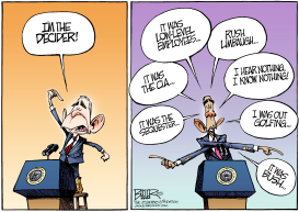 OBAMA SCANDALS by Nate Beeler