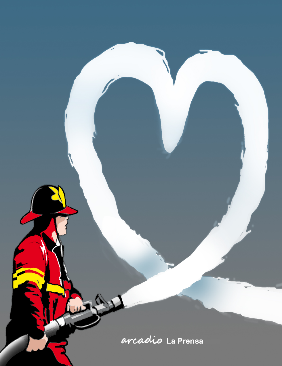  BOMBEROS CON AMOR by Arcadio Esquivel