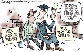 GRADUATION by Mike Keefe