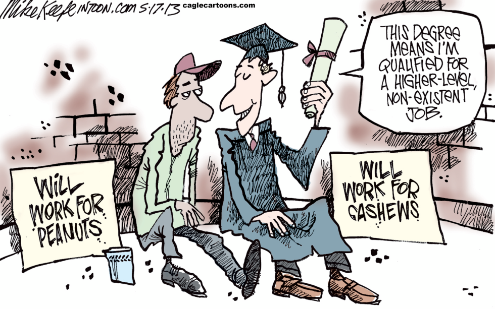  GRADUATION by Mike Keefe