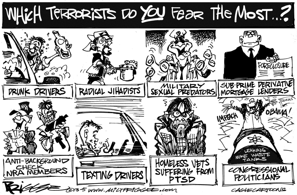  TERRORISTS by Milt Priggee