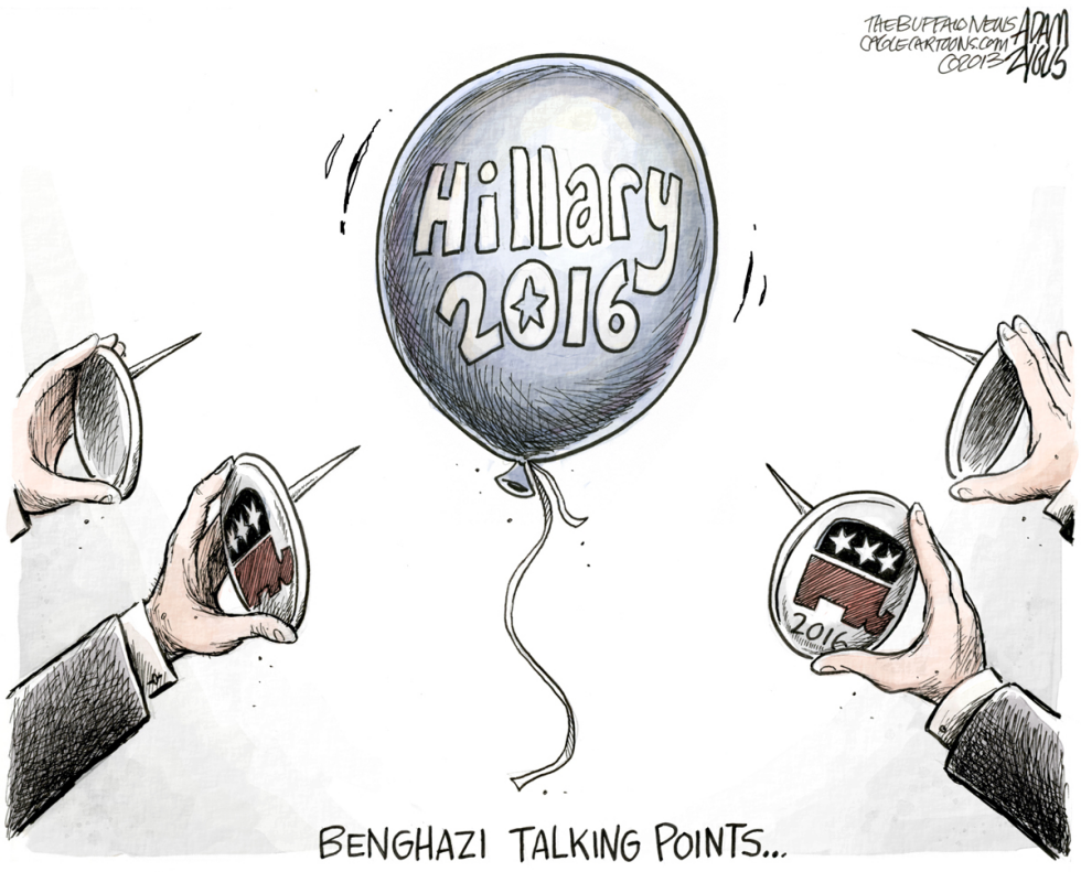  BENGHAZI TALKING POINTS by Adam Zyglis