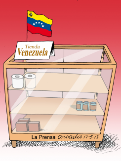 VITRINA DE LA ESCASEZ EN VENEZUELA by Arcadio Esquivel