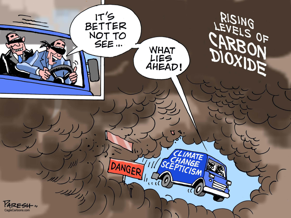  RISING CARBON DIOXIDE by Paresh Nath