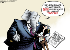 EL GOP Y LA PRENSA  by Nate Beeler