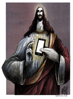 EL CELULAR DE JESúS  by Angel Boligan