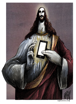 EL CELULAR DE JESúS  by Angel Boligan