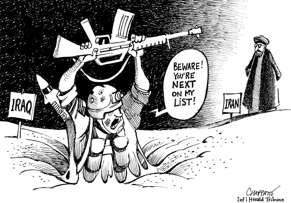  NEXT TARGET IRAN by Patrick Chappatte