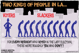 LOCAL-CA VOTER TURNOUT IN LA by Wolverton