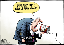 APPLE TAXES by Nate Beeler