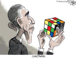 GUANTANAMO RUBIK by Pat Bagley