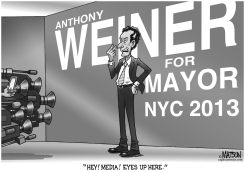 ANTHONY WEINER ANNOUNCES CANDIDACY FOR NYC MAYOR by RJ Matson