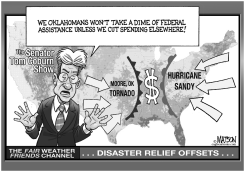 SENATOR COBURN WANTS OFFSETS FOR FEDERAL DISASTER RELIEF by RJ Matson