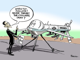 OBAMA DRONE RULES by Paresh Nath