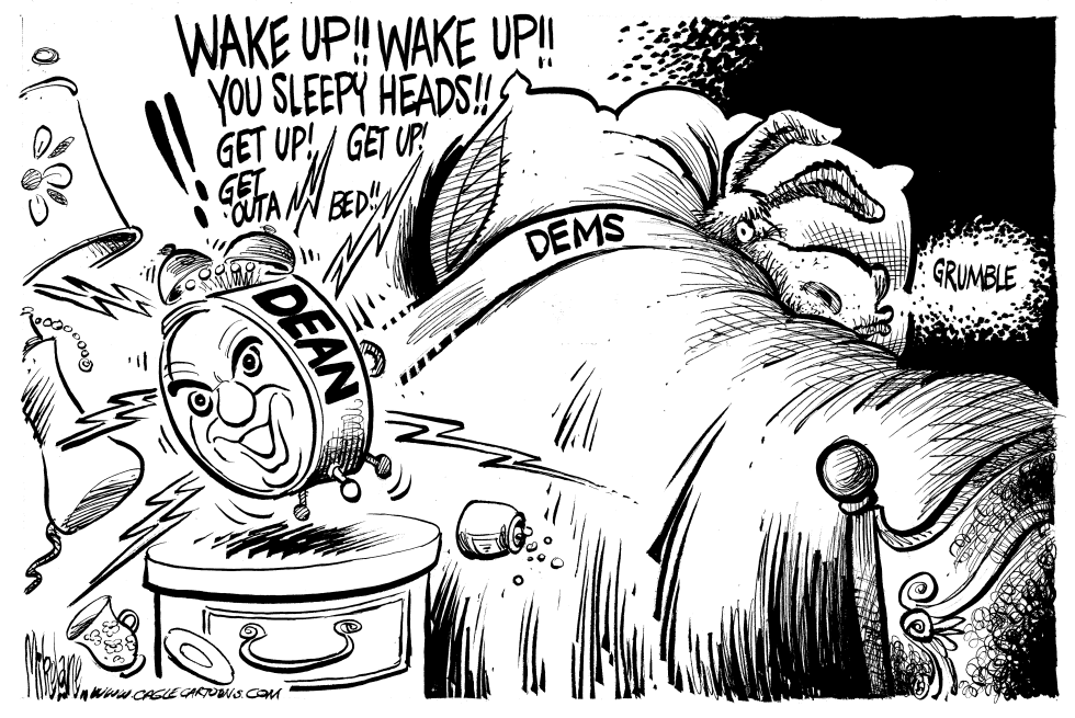  HOWARD DEAN ALARM by Mike Lane