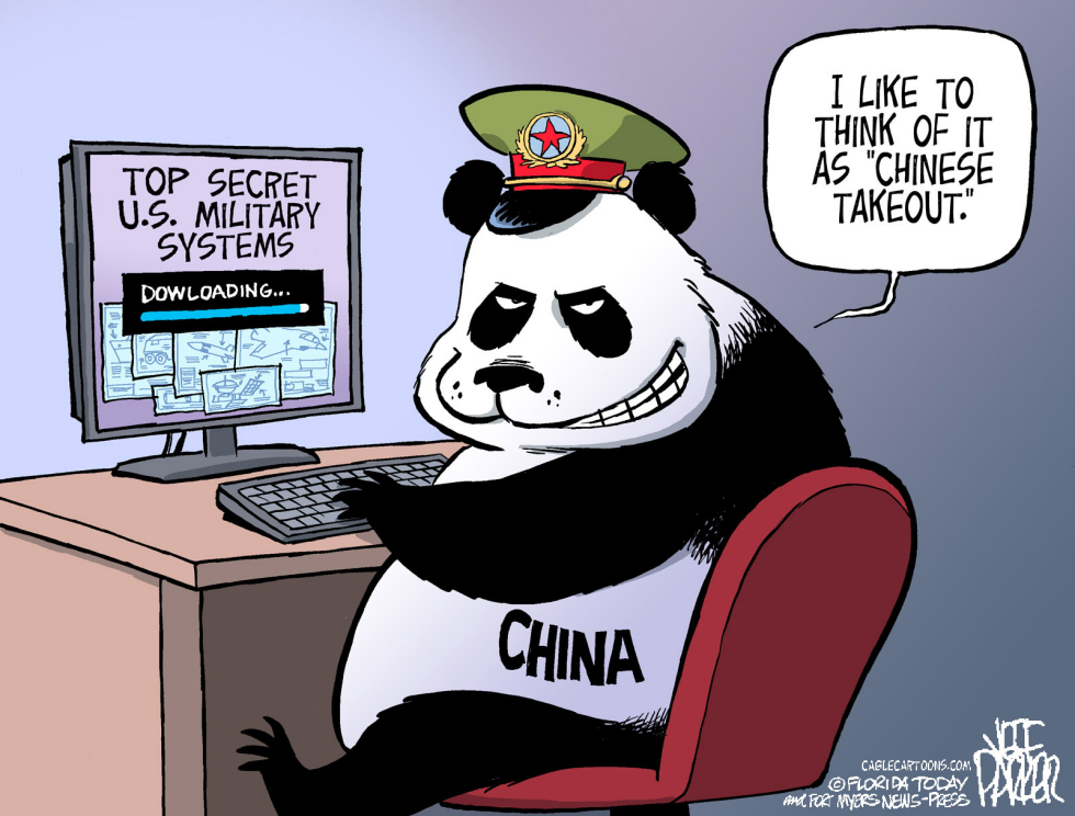  CHINA CYBER SPYING by Jeff Parker