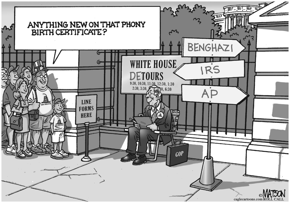  WHITE HOUSE DETOURS by RJ Matson