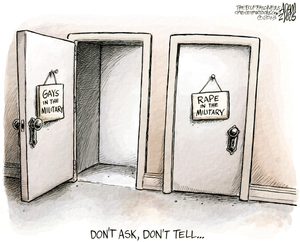  ABUSE IN THE MILITARY by Adam Zyglis