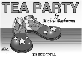 MICHELE BACHMANN LEAVES BIG SHOES TO FILL by RJ Matson