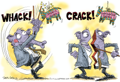 IMMIGRATION REFORM REPUBLICAN CRACK by Daryl Cagle