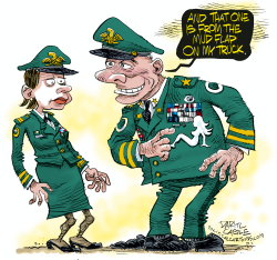 MILITARY SEXUAL HARRASMENT by Daryl Cagle