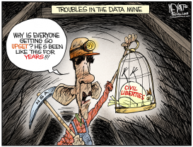 TROUBLE IN THE DATA MINE by Christopher Weyant