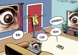 GOVERNMENT IS WATCHING by Nate Beeler