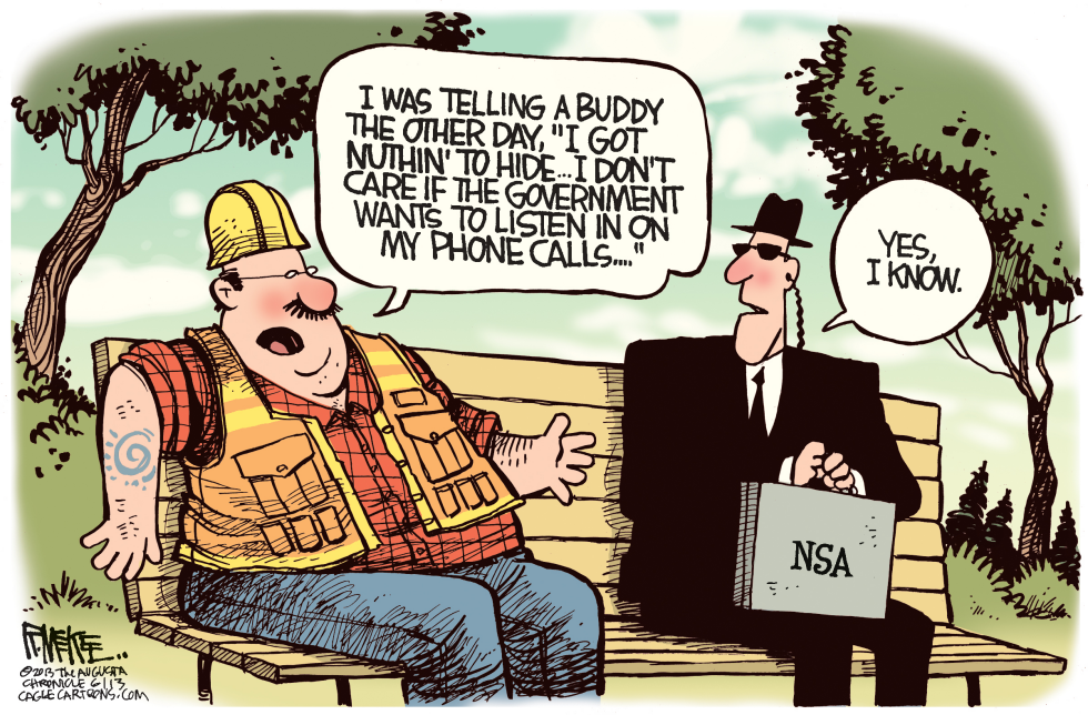  PRIVACY APATHY by Rick McKee