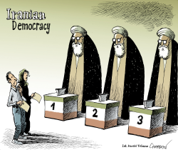 IRAN ELECTION by Patrick Chappatte