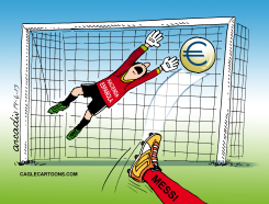 GOL DE MESSI AL FISCO by Arcadio Esquivel