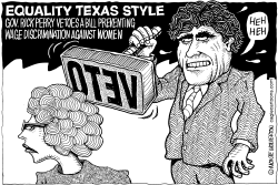 ROCK PERRY VETOES WOMEN by Wolverton