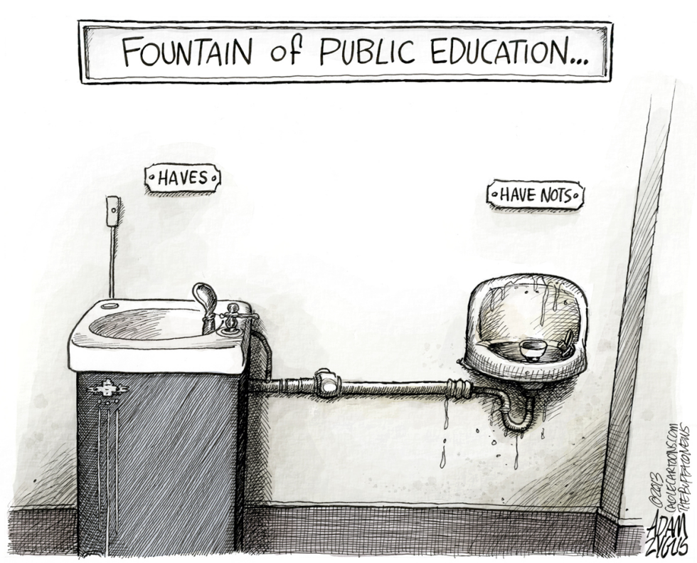  URBAN SCHOOL DISTRICTS by Adam Zyglis