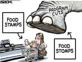 FOOD STOMPS by Steve Sack