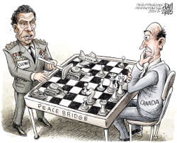 NY STATE CUOMO DIPLOMACY by Adam Zyglis