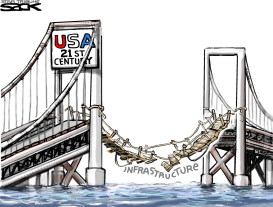 CRUMBLING INFRASTRUCTURE by Steve Sack