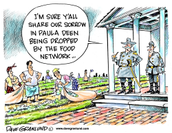 PAULA DEEN RACIAL SLURS by Dave Granlund