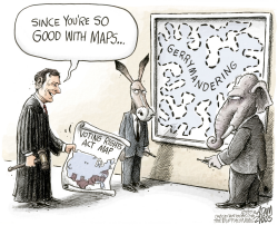 VOTER RIGHTS ACT by Adam Zyglis