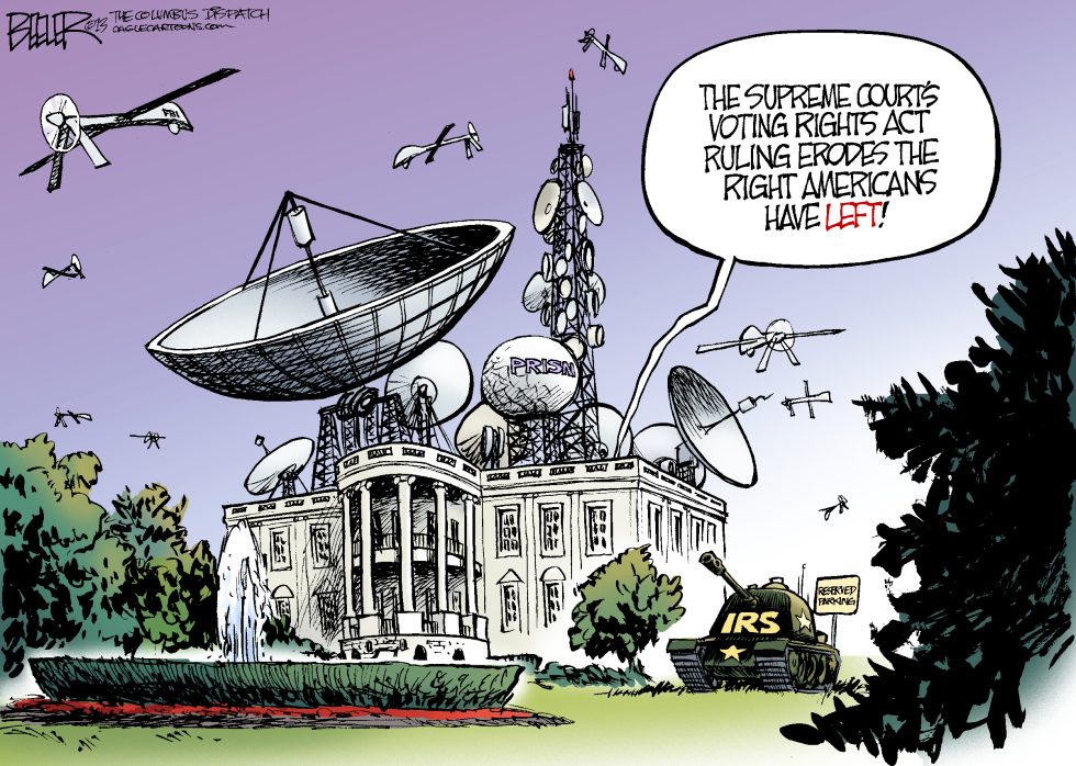  ERODING RIGHTS by Nate Beeler