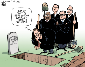 SCOTUS VOTING RIGHTS GRAVE by Jeff Parker