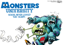 MONSTERS UNIVERSITY by Nate Beeler