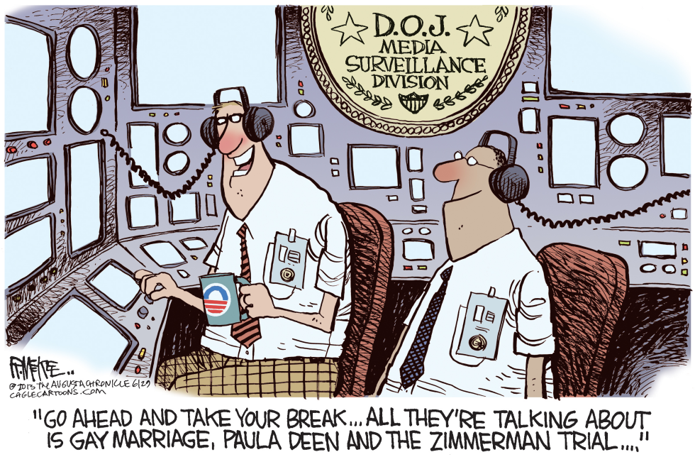  MEDIA SURVEILLANCE by Rick McKee