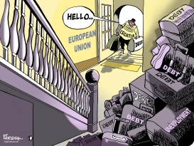 CROATIA ENTERS EU by Paresh Nath