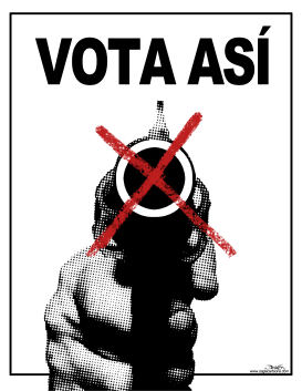 VOTO CONTRA LA VIOLENCIA by Dario Castillejos