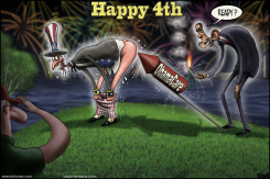 HAPPY 4TH by Sean Delonas