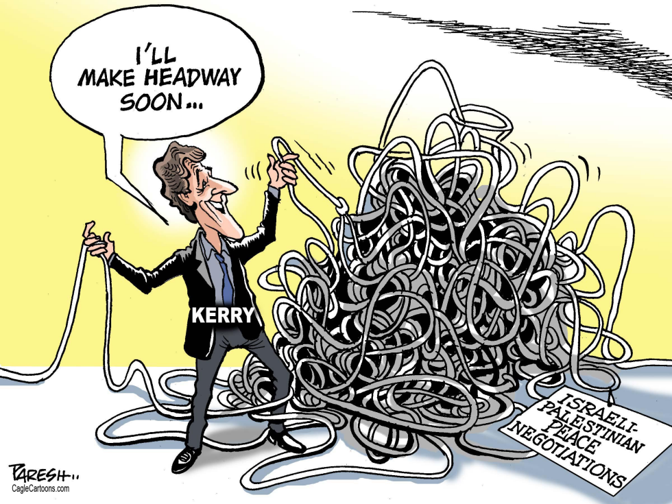  KERRY ON MIDEAST PEACE by Paresh Nath