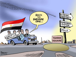 EGYPT BACK TO SQUARE ONE by Paresh Nath