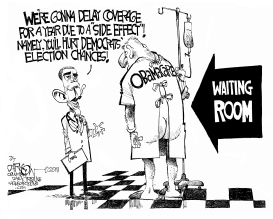 OBAMACARE DELAY by John Darkow