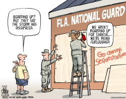 LOCAL FL NATIONAL GUARD FURLOUGHED DURING HURRICANE SEASON by Parker